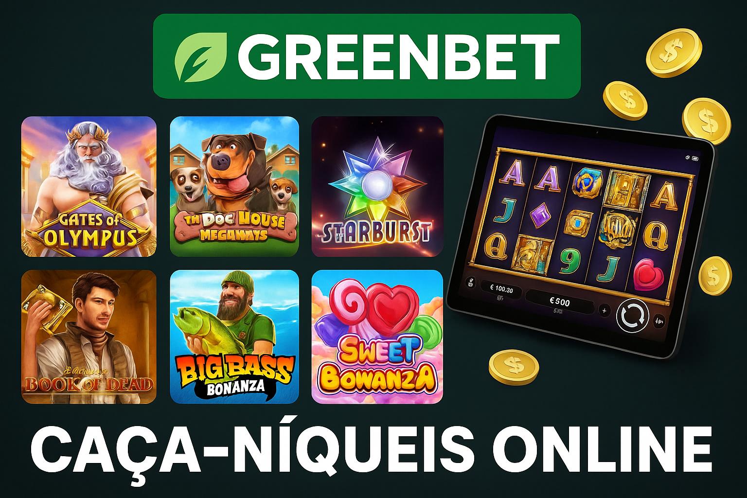 Explore o mundo das slot machines no GREENBET Casino